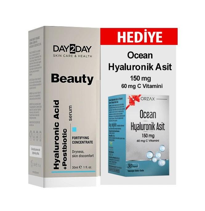 Day2Day Hyaluronic Acid Serum 30 ml & Ocean Hyaluronik Asit 30 Kapsül HEDİYE - Farmareyon