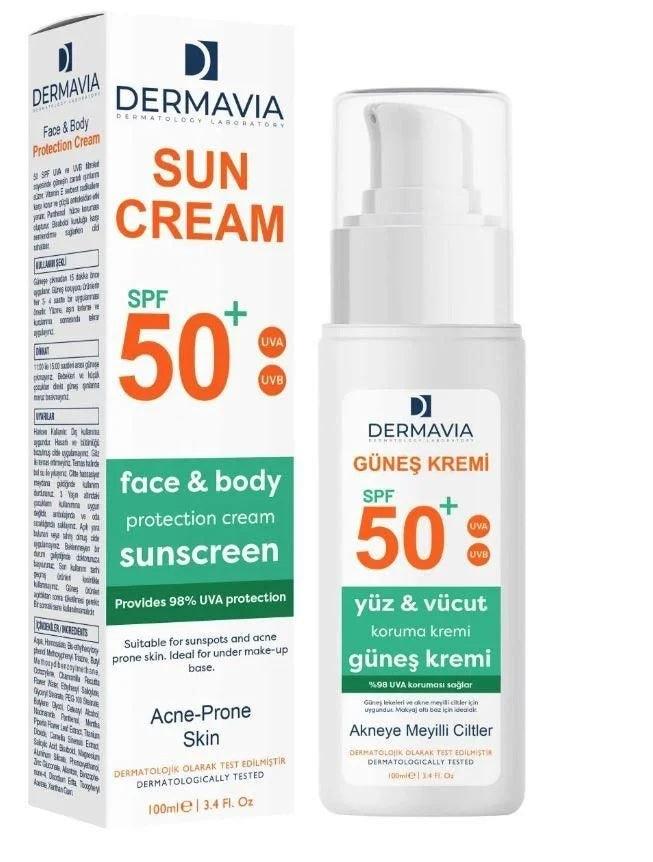 Dermavia Güneş Kremi AKNE SPF50 100 ml - Farmareyon