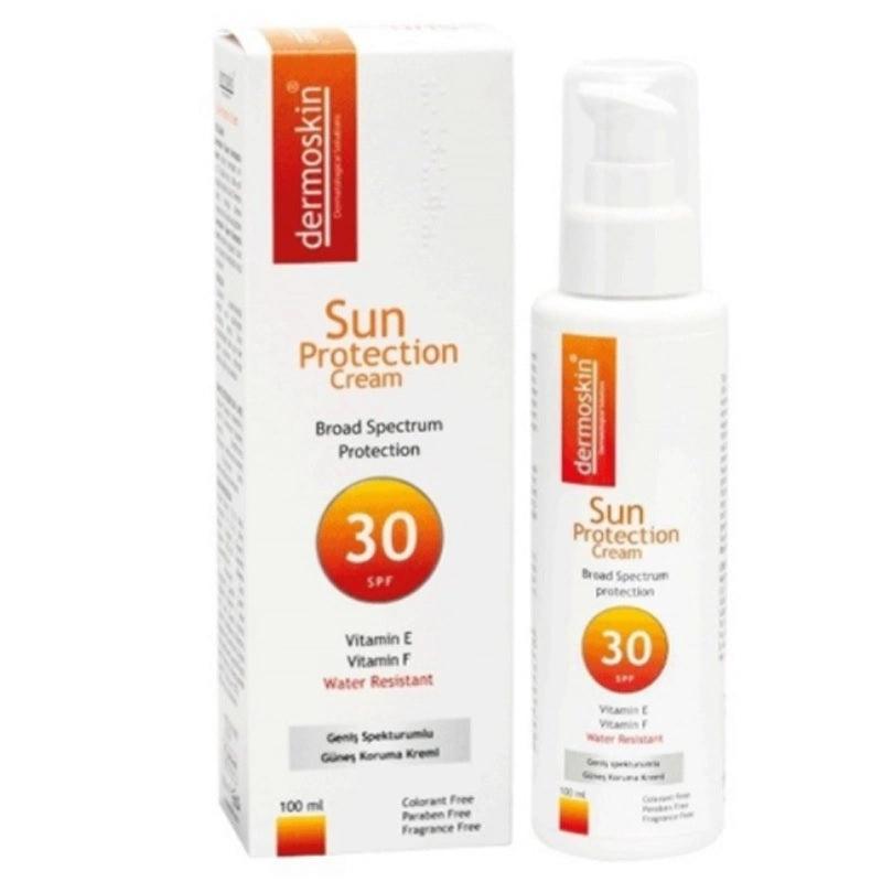 Dermoskin Sun Protection Cream Spf 30 100 ml - Farmareyon