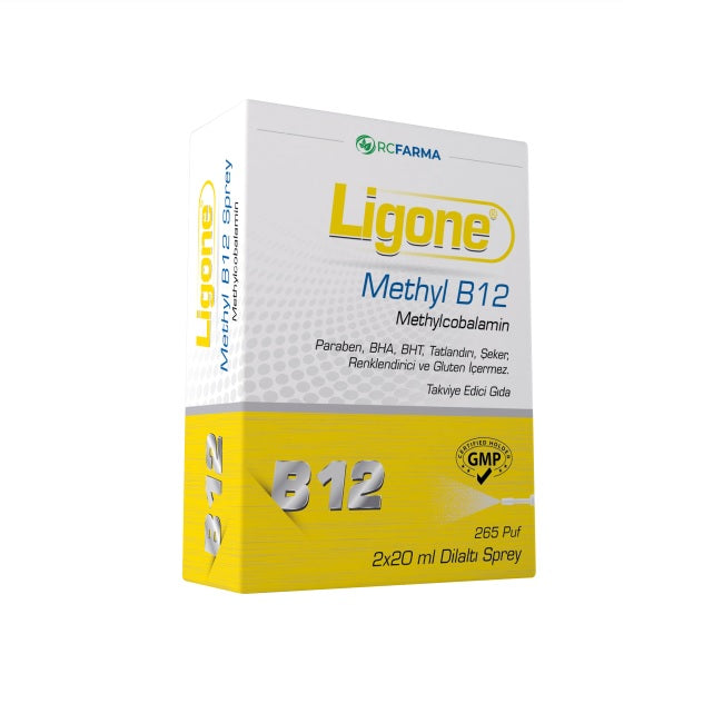 Ligone Methyl B12 Dilaltı Sprey 2 x 20 ml - Farmareyon