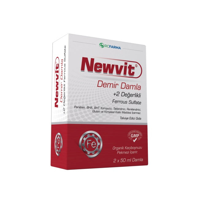 Newvit Demir Damla 2 x 50 ml - Farmareyon