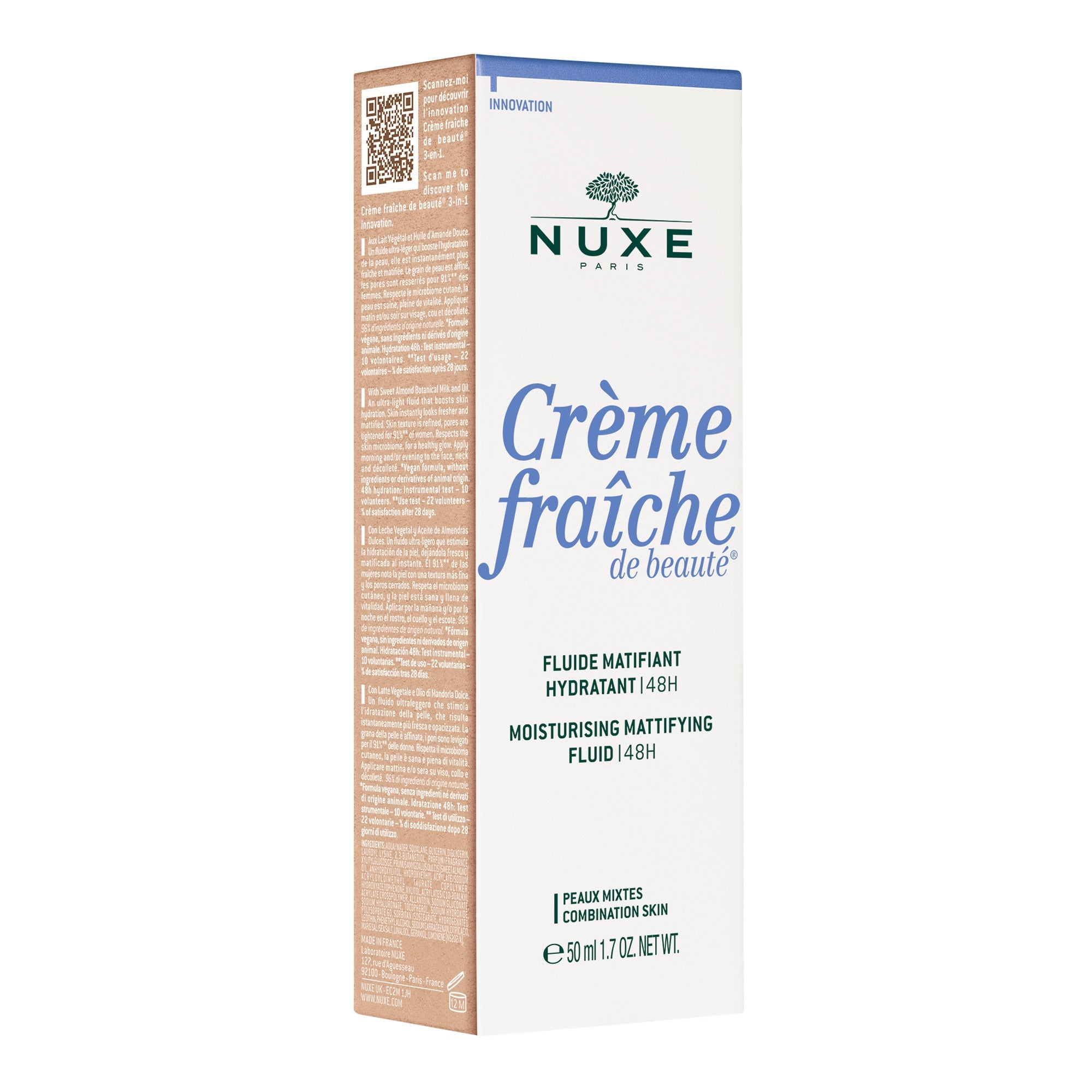 Nuxe Creme Fraiche Moisturising Mattifying Fluid 48HR 50 ml - Farmareyon