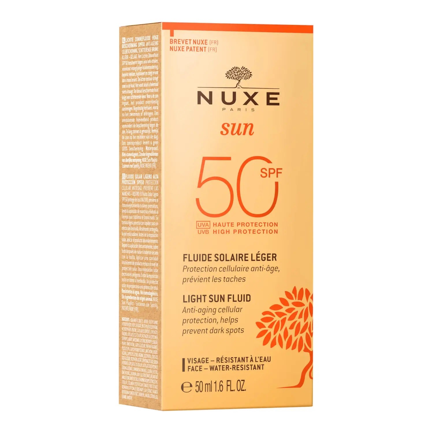 Nuxe Sun Light Fluid High Protection SPF50 Face Cream 50 ml - Farmareyon