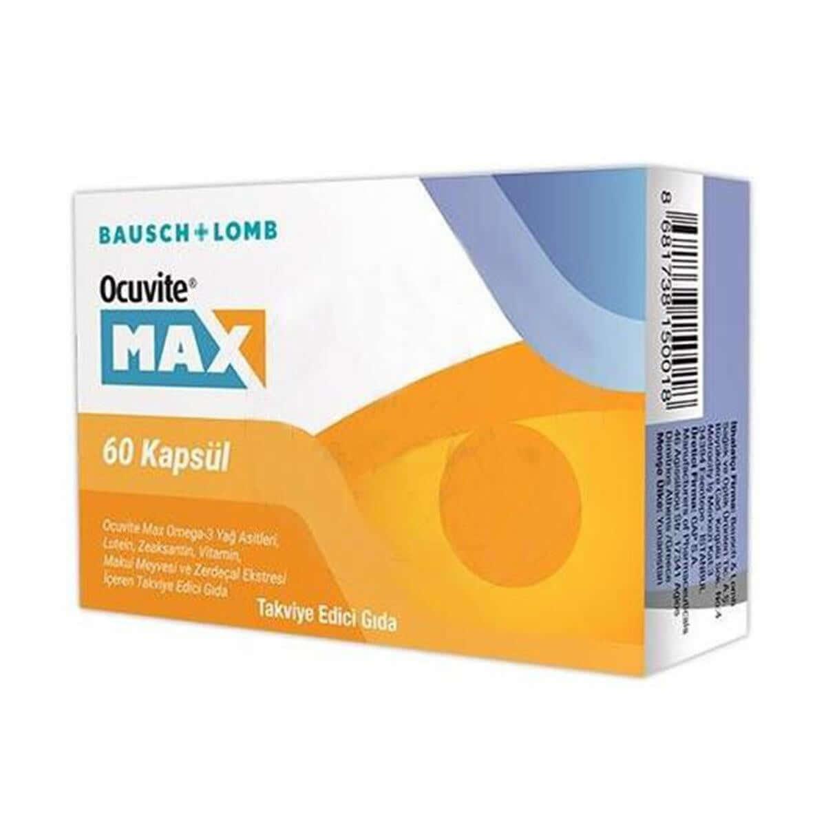 Ocuvite Max 60 Kapsül - Farmareyon