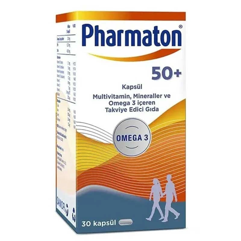 Pharmaton 50+ Plus 30 Kapsül - Farmareyon