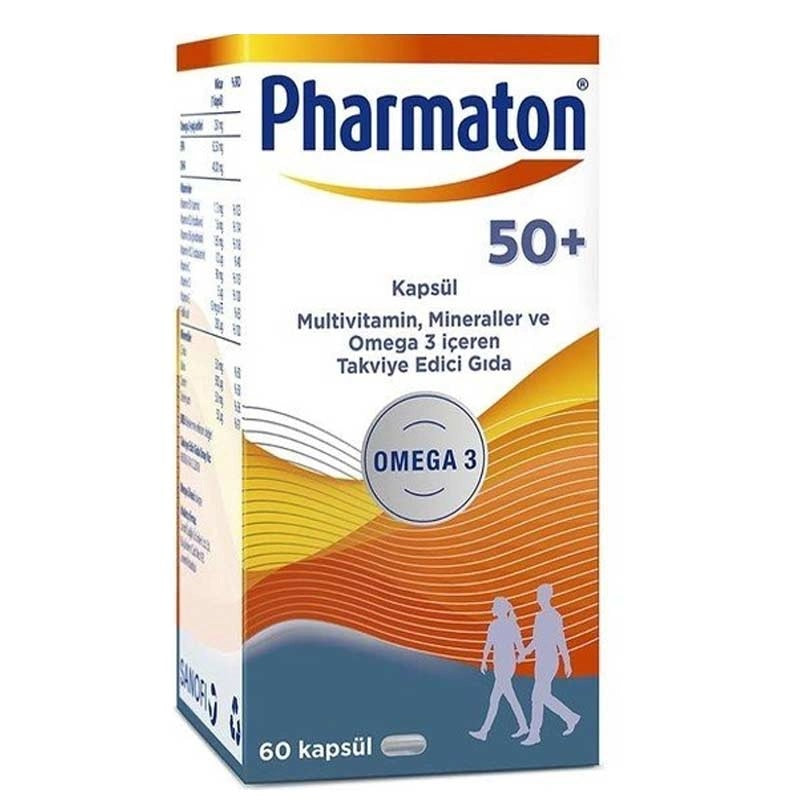 Pharmaton 50+ Plus 60 Kapsül - Farmareyon