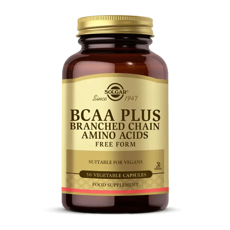 Solgar BCAA Plus Branched Chain Amino Acids 50 Kapsül - Farmareyon