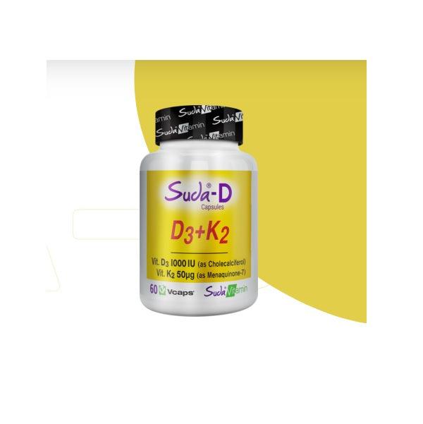 Suda Vitamin Suda-D D3 + K2 60 Kapsül - Farmareyon