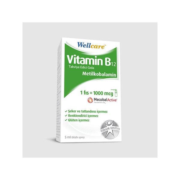 Wellcare Vitamin B12 Sprey 5 ml - Farmareyon